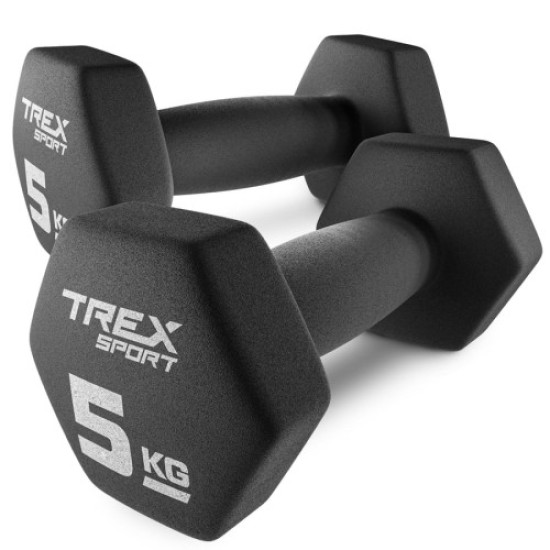 Купить Гантель  Trex Sport TX-050VD 2x5 кг в Киеве - фото №1